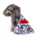 Vestidos para perros Pet floral con flores vestido elegante